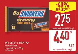 ALDI SNICKERS Creamy offre