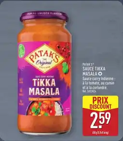 ALDI PATAK'S Sauce tikka masala offre