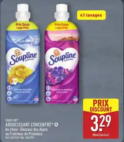 ALDI SOUPLINE Adoucissant concentré offre