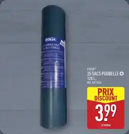 ALDI FOLIA 25 sacs poubelle offre