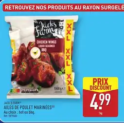 ALDI JACK'S FARM Ailes de poulet marinées offre