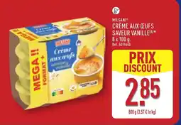 ALDI MILSANI Crème aux œufs saveur vanille offre