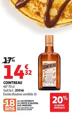 Auchan Supermarché Cointreau offre