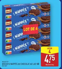 ALDI BISCOTTO Biscuits nappés au chocolat au lait offre