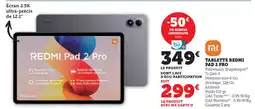 Hyper U Mi tablette redmi pad 2 pro offre