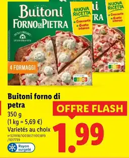 Lidl Buitoni buitoni forno di petra offre
