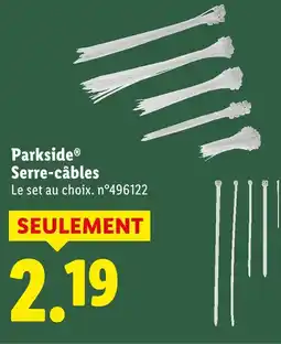 Lidl Parkside serre-câbles - set au choix offre