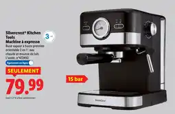 Lidl Silvercrest kitchen tools machine à expresso offre
