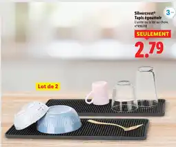 Lidl Silvercrest tapis égouttoir offre