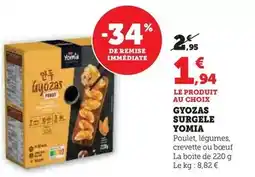 Super U Yomia - gyozas surgele offre