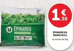 Hyper U U - epinards en branches offre