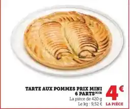 Hyper U Prix mini - tarte aux pommes offre