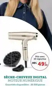 Hyper U Babyliss - sèche-cheveux digital moteur numerique offre