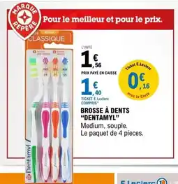 E.Leclerc E.leclerc - brosse à dents offre