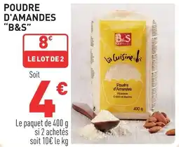 Grand Frais Poudre d'amandes b&s offre