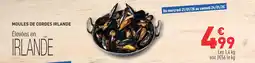 Grand Frais Moules de cordes irlande offre