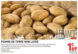 Grand Frais Pomme de terre non lavée offre