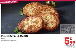 Grand Frais Pommes paillasson offre