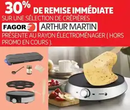 Auchan Fagor arthur martin offre