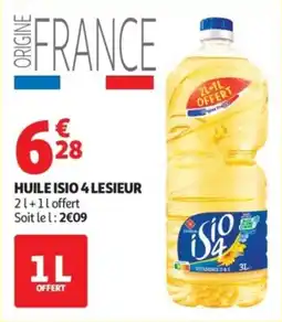 Auchan Huile isio 4 lesieur offre