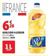 Auchan Huile isio 4 lesieur offre
