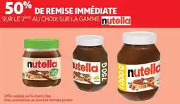 Auchan Nutella offre