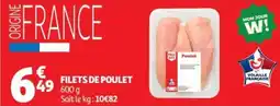 Auchan Filets de poulet offre