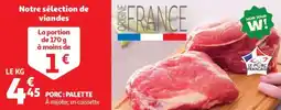Auchan Porc palette offre