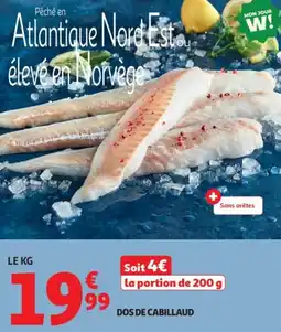 Auchan Dos de cabillaud offre