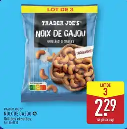 ALDI TRADER JOE'S Noix de cajou offre