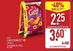 ALDI VICO Curly donuts offre
