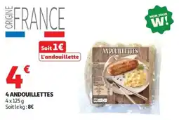 Auchan 4 andouillettes offre