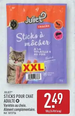 ALDI JULIET Sticks pour chat adulte offre