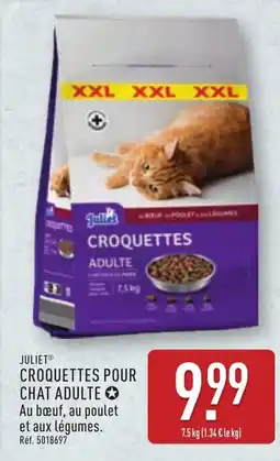 ALDI JULIET Croquettes pour chat adulte offre