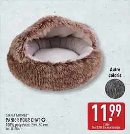 ALDI CACHET & ROMEO Panier pour chat offre