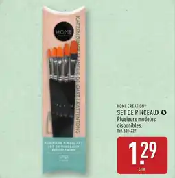 ALDI HOME CREATION Set de pinceaux offre