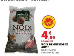 Super U Valnoix noix de grenoble aop offre