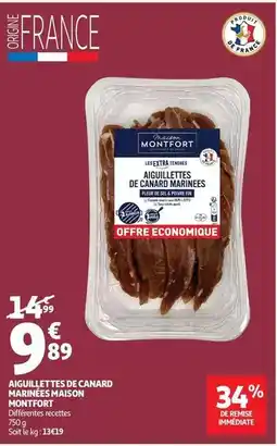 Auchan Supermarché Canard - aiguillettes de marnés maison offre