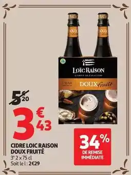 Auchan Supermarché Cidre offre