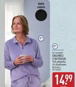 ALDI UP 2 FASHION Ensemble d'intérieur offre