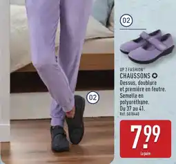 ALDI UP 2 FASHION Chaussons offre