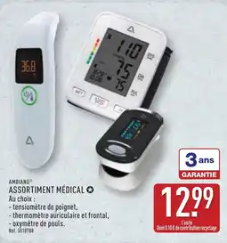 ALDI AMBIANO Assortiment médical offre