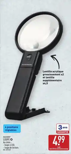 ALDI MAGINON Loupe offre