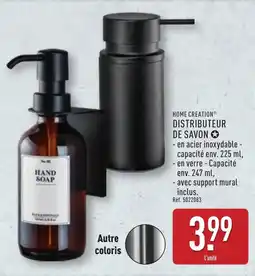 ALDI HOME CREATION Distributeur de savon offre