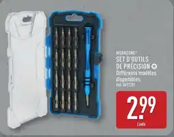 ALDI WORKZONE Set d'outils de précision offre