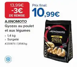 Costco AJINOMOTO Gyozas au poulet et aux légumes offre