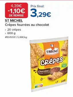 Costco ST MICHEL Crêpes fourrées au chocolat offre