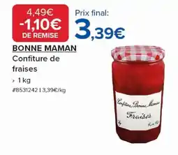 Costco BONNE MAMAN Confiture de fraises offre
