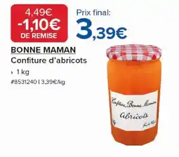 Costco BONNE MAMAN Confiture d'abricots offre