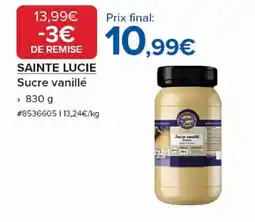 Costco SAINTE LUCIE Sucre vanillé offre